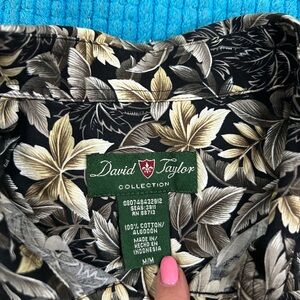 David Taylor Collection Floral Shirt, size M